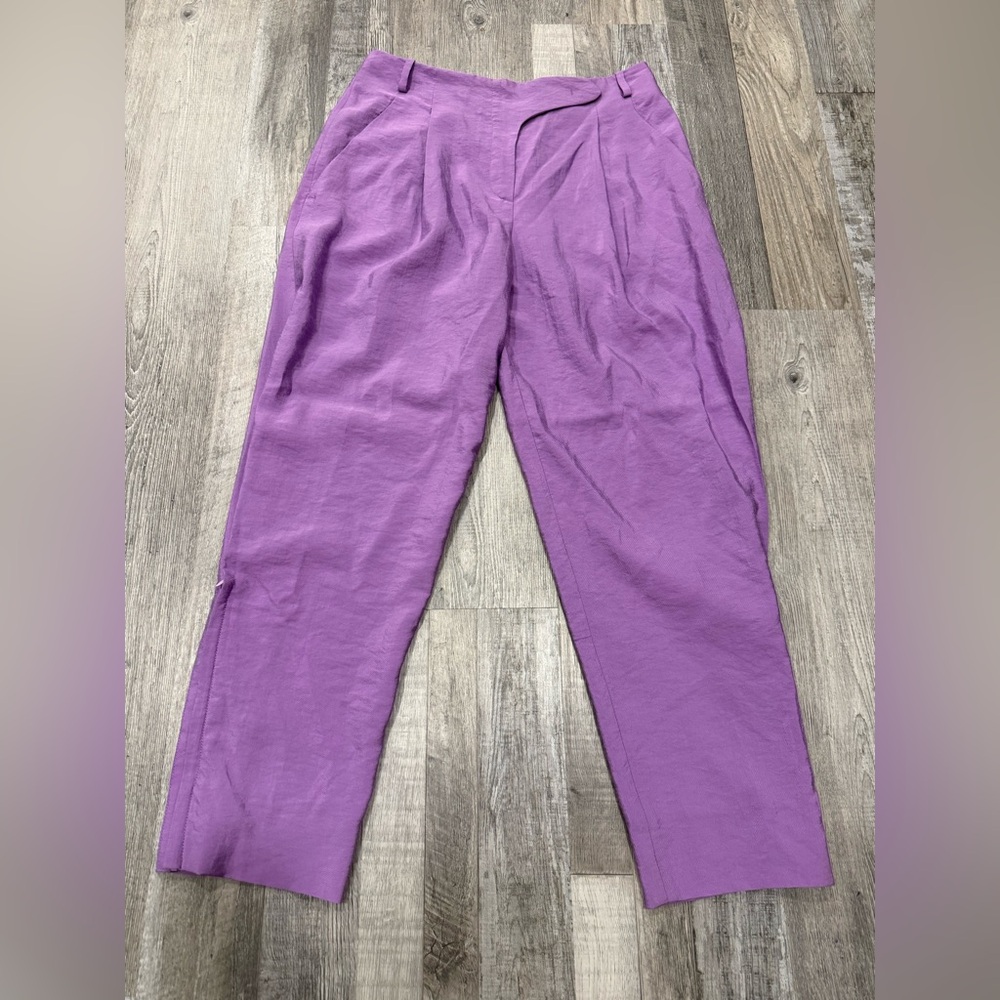 Giorgio Armani Lavender Purple Silk Pants